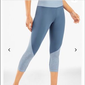 Mid rise printed ultra cool crop